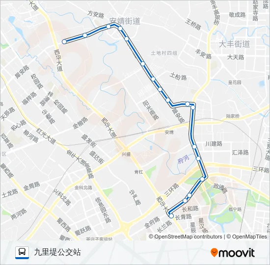 公交95路的线路图