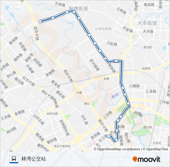 公交95路的线路图