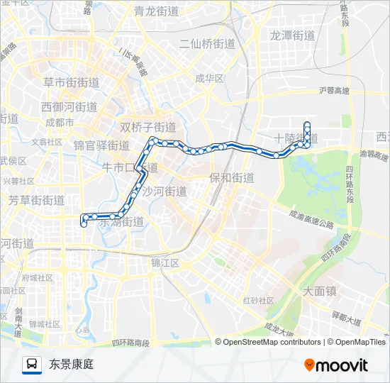 公交97路的线路图