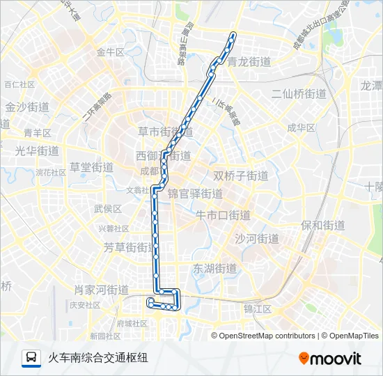 公交99路的线路图
