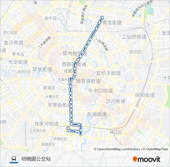 公交99路的线路图