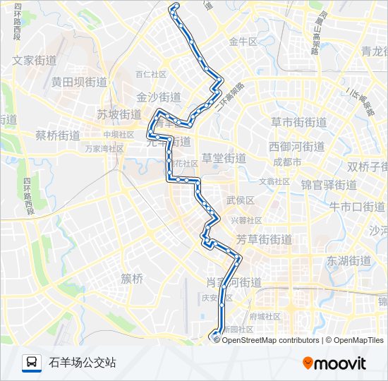 100路 bus Line Map