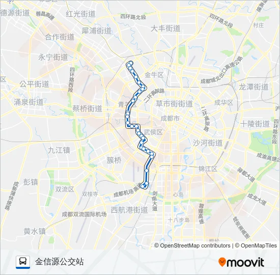 100路 Bus Line Map