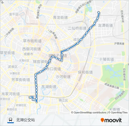 公交112路的线路图