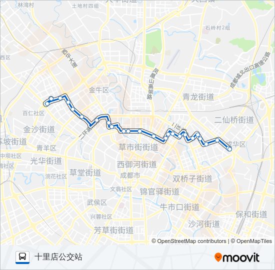 113路 bus Line Map