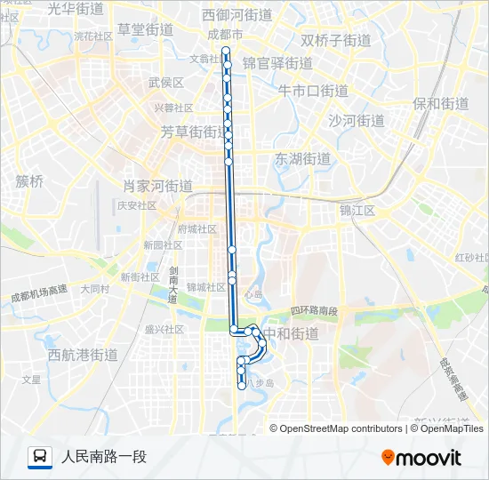 公交118路的线路图