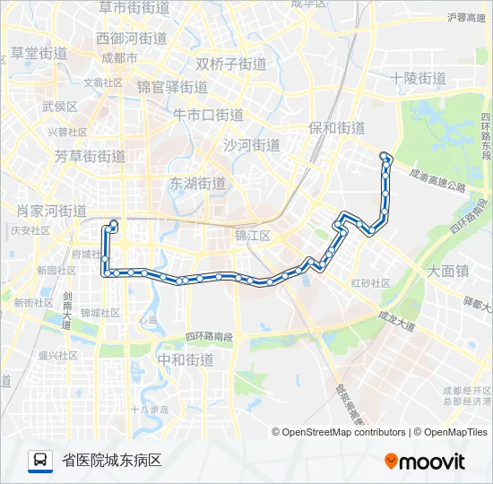 133路 Bus Line Map