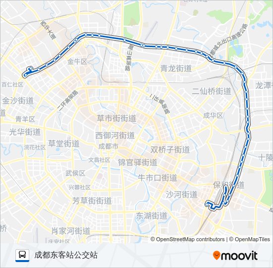 公交136路的线路图