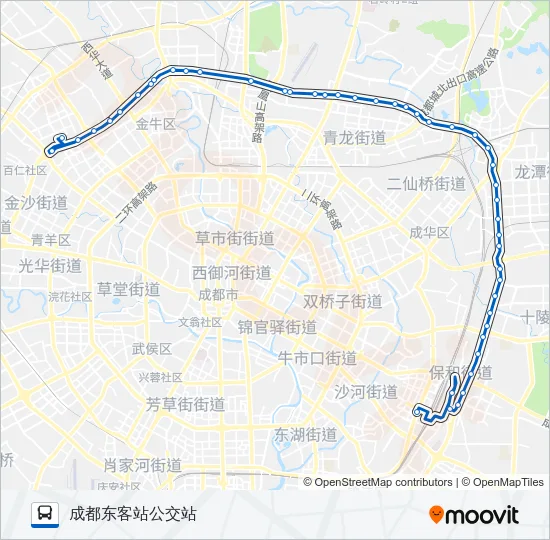 公交136路的线路图