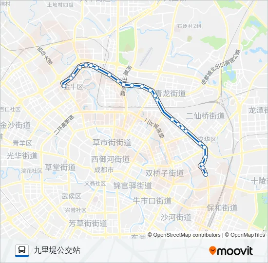 公交146路的线路图