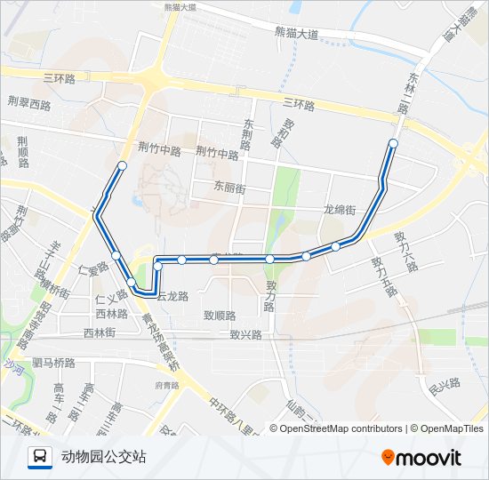 公交150路的线路图