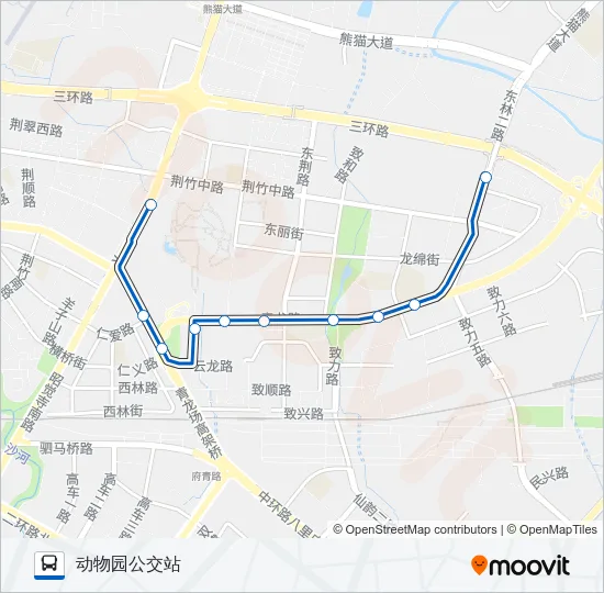 公交150路的线路图