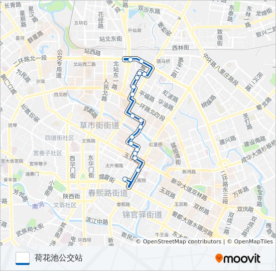 154路 bus Line Map