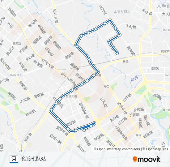 公交155路的线路图