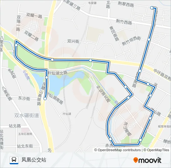 公交157路的线路图