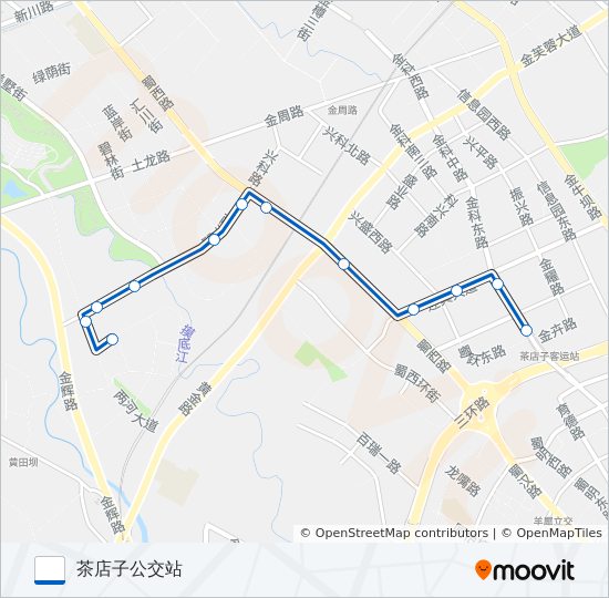 158路 bus Line Map