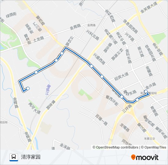 158路 bus Line Map