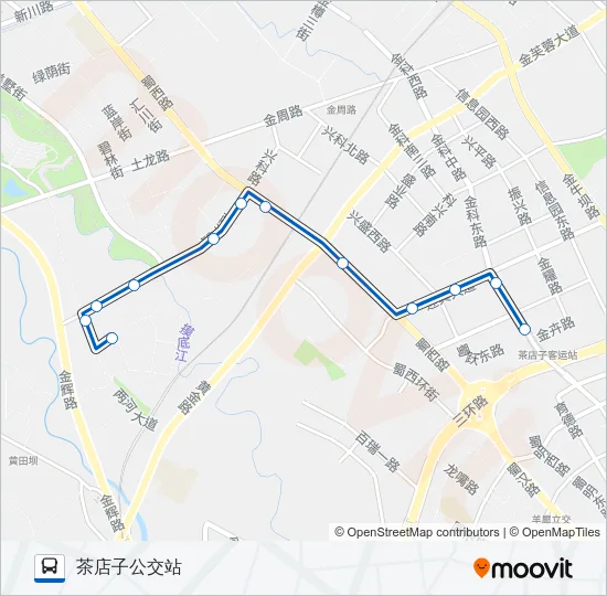 158路 Bus Line Map