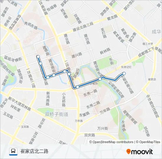 公交159路的线路图