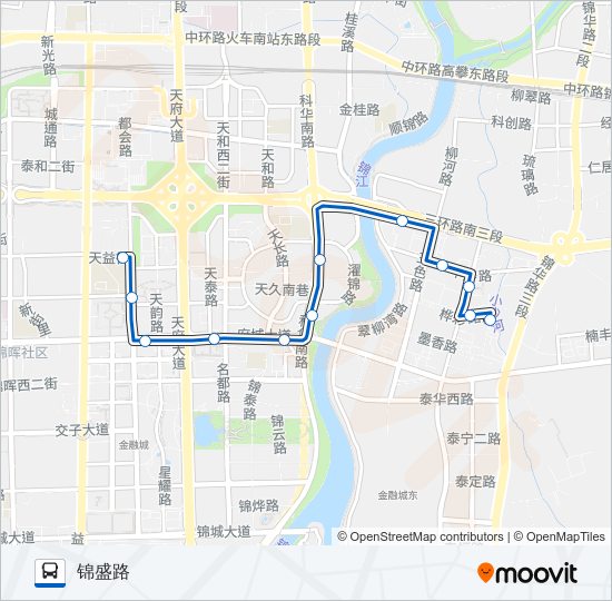 公交161路的线路图