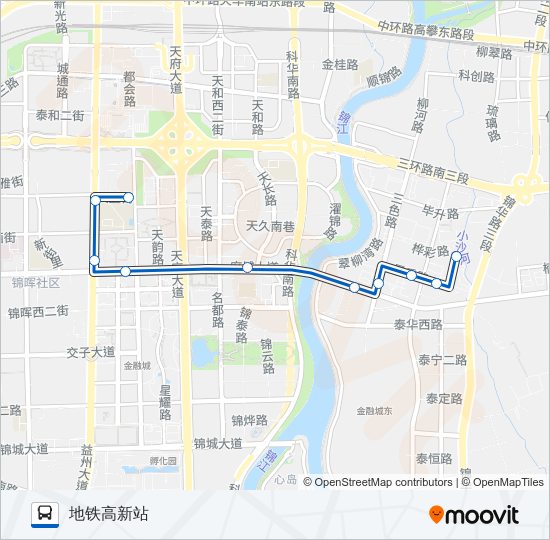 公交161路的线路图