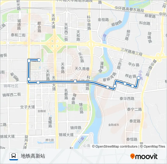公交161路的线路图