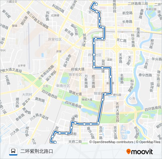 公交162路的线路图