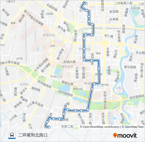 公交162路的线路图