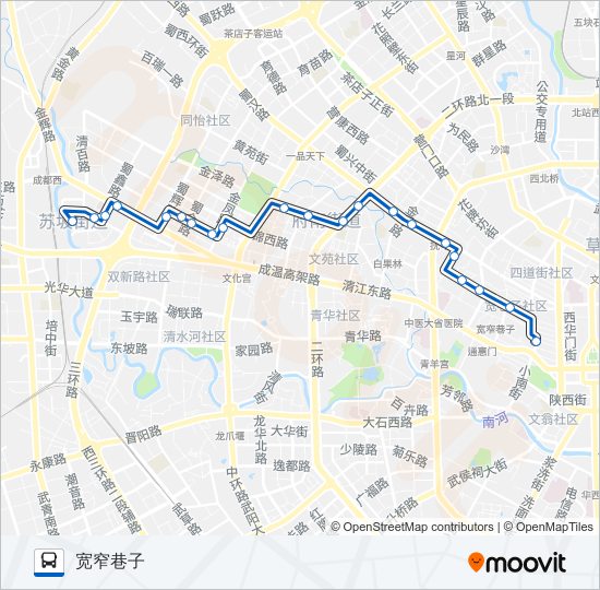 公交163路的线路图