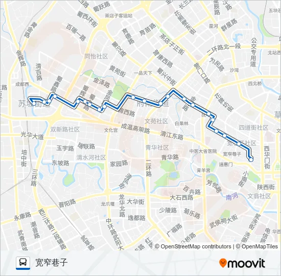 公交163路的线路图