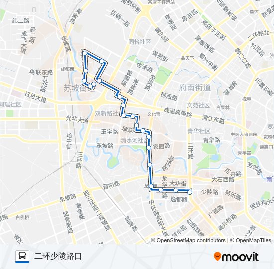 164路 bus Line Map