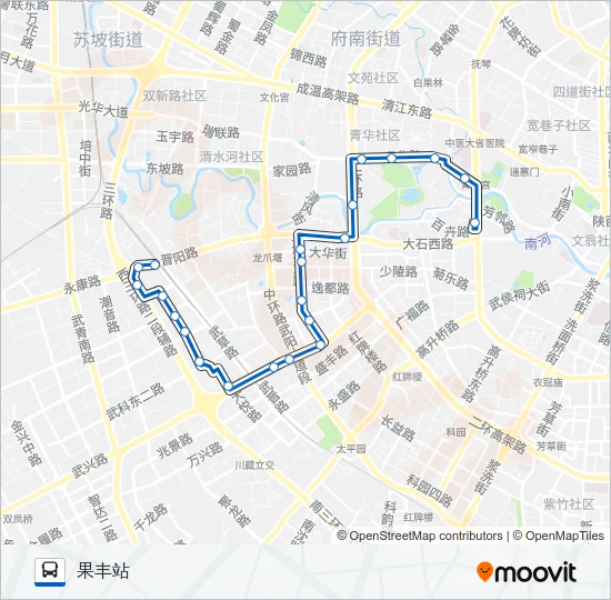公交165路的线路图