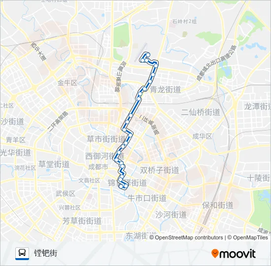 166路 Bus Line Map