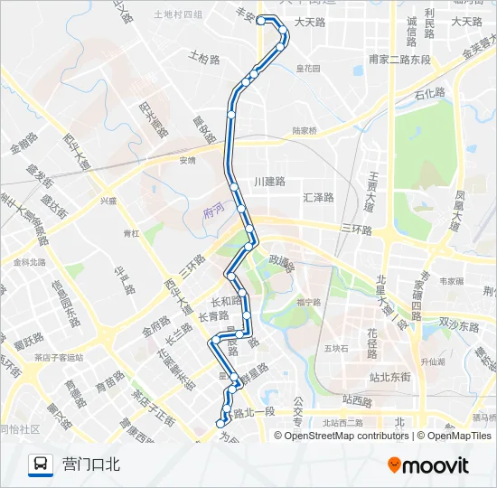 168路 Bus Line Map