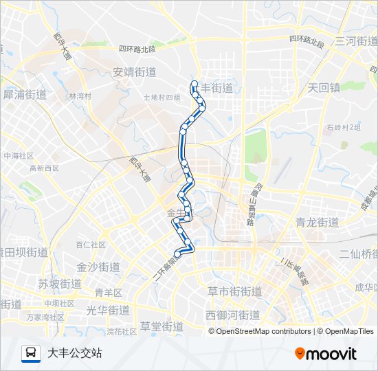 168路 bus Line Map
