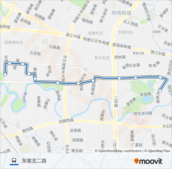 170路公交车路线图图片