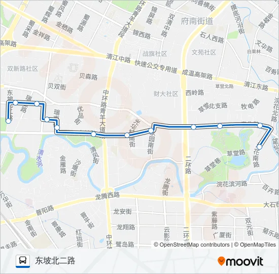 170路 Bus Line Map