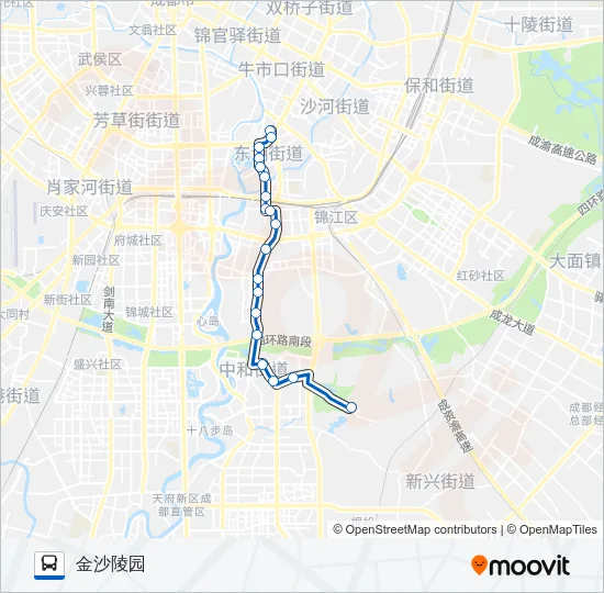 公交172路的线路图