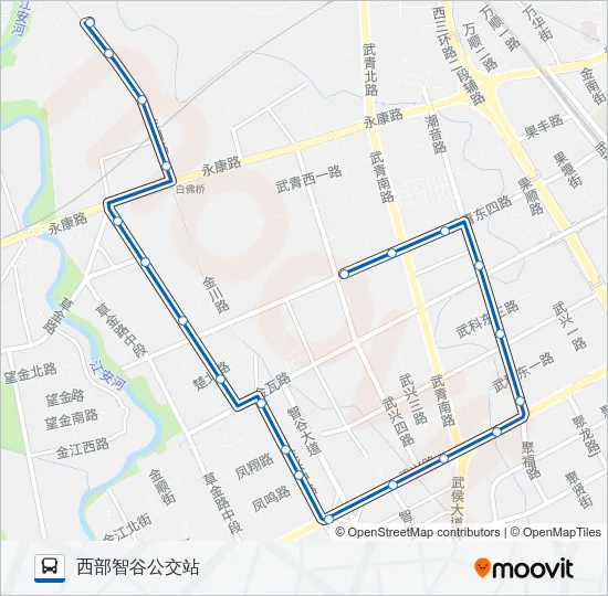 176路 Bus Line Map