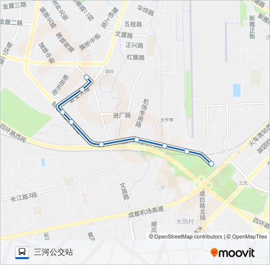 公交179路的线路图