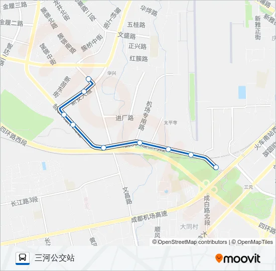 公交179路的线路图
