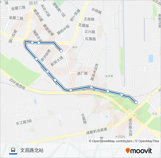 公交179路的线路图