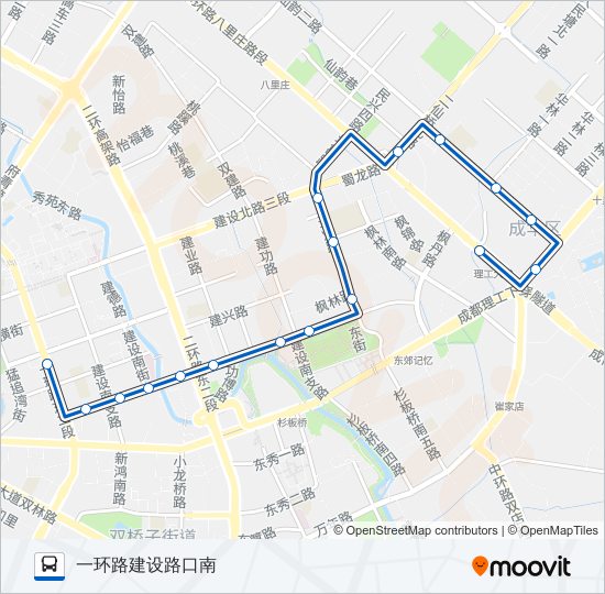 公交180路的线路图