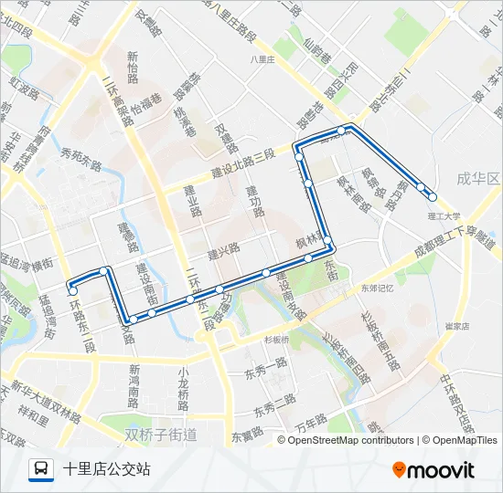 公交180路的线路图