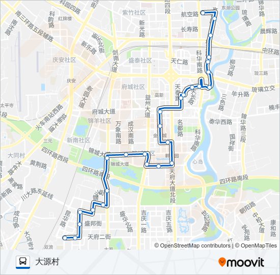 184路 bus Line Map