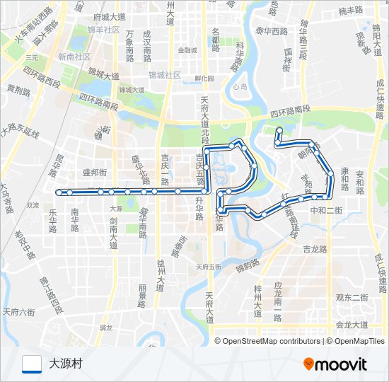 185路 bus Line Map