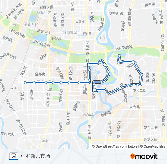 185路 bus Line Map