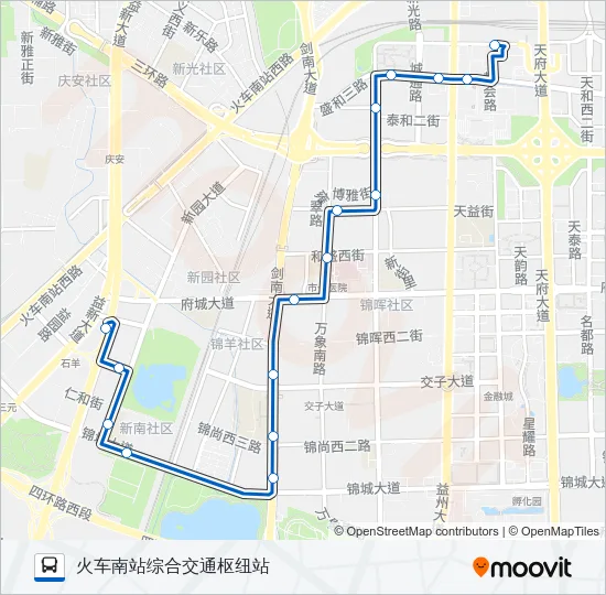 公交187路的线路图