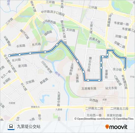 公交191路的线路图