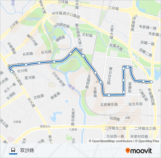 公交191路的线路图